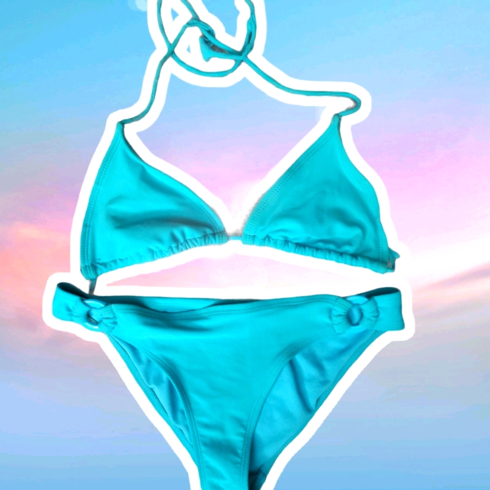 Blue bathing suit